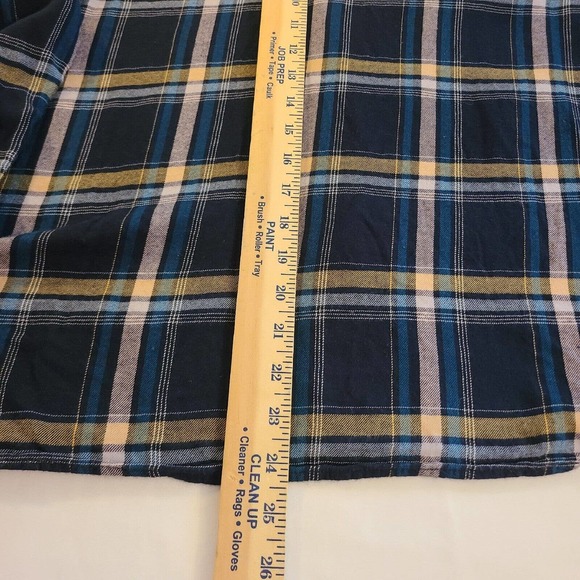 J Jill Womens Plaid Long Sleeve V-Neck Button Up Top Soft Modal Western Size S - Picture 8 of 10